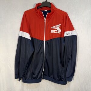 Chicago White Sox  MLB  Full Zip Xfinity Track Jacket Red Blue Size XL